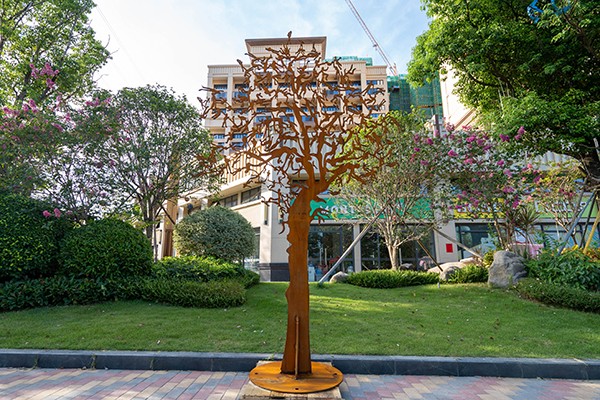 Corten Steel Tree Sculpture For Outdoor Landscape  Corten Steel Tree Sculpture For Outdoor Landscape